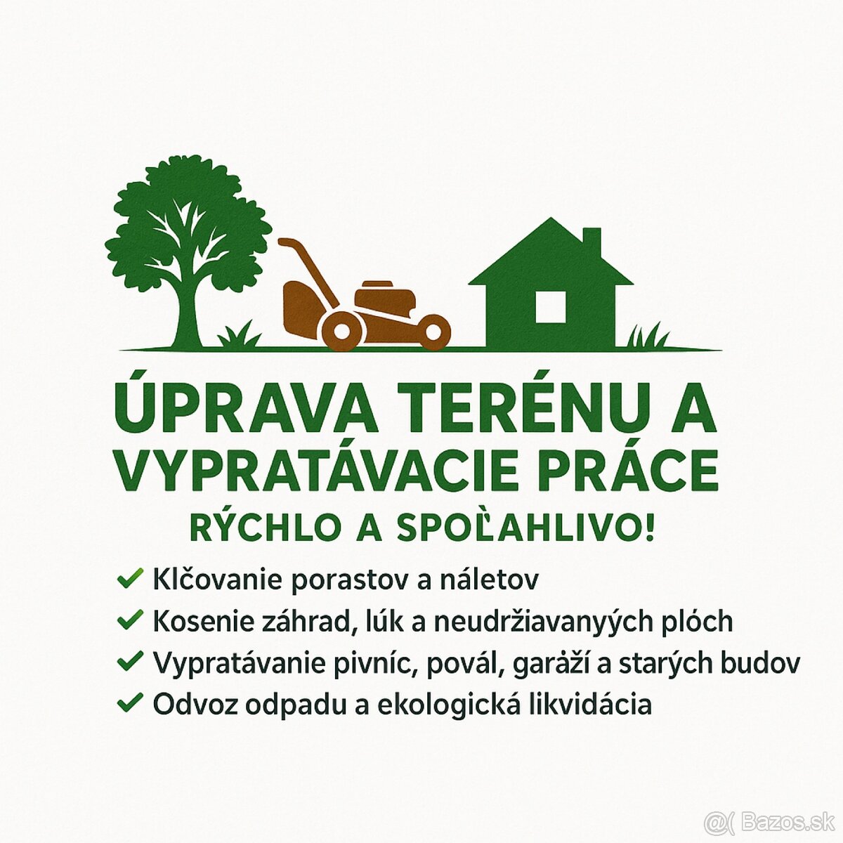 Kompletné terénne a vypratávacie práce