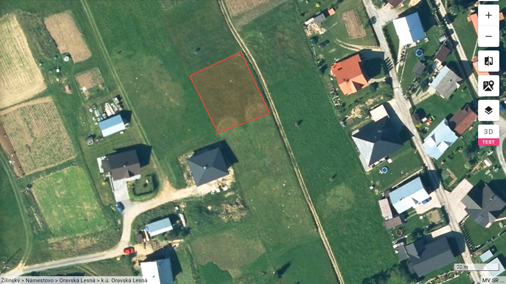 Slnečný pozemok v Oravskej Lesnej