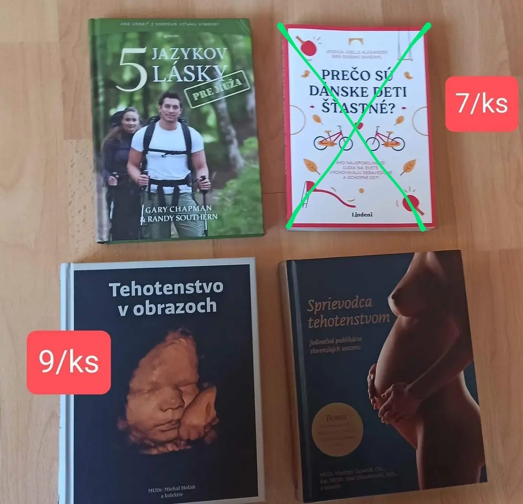 Knihy o tehotenstve a vychove