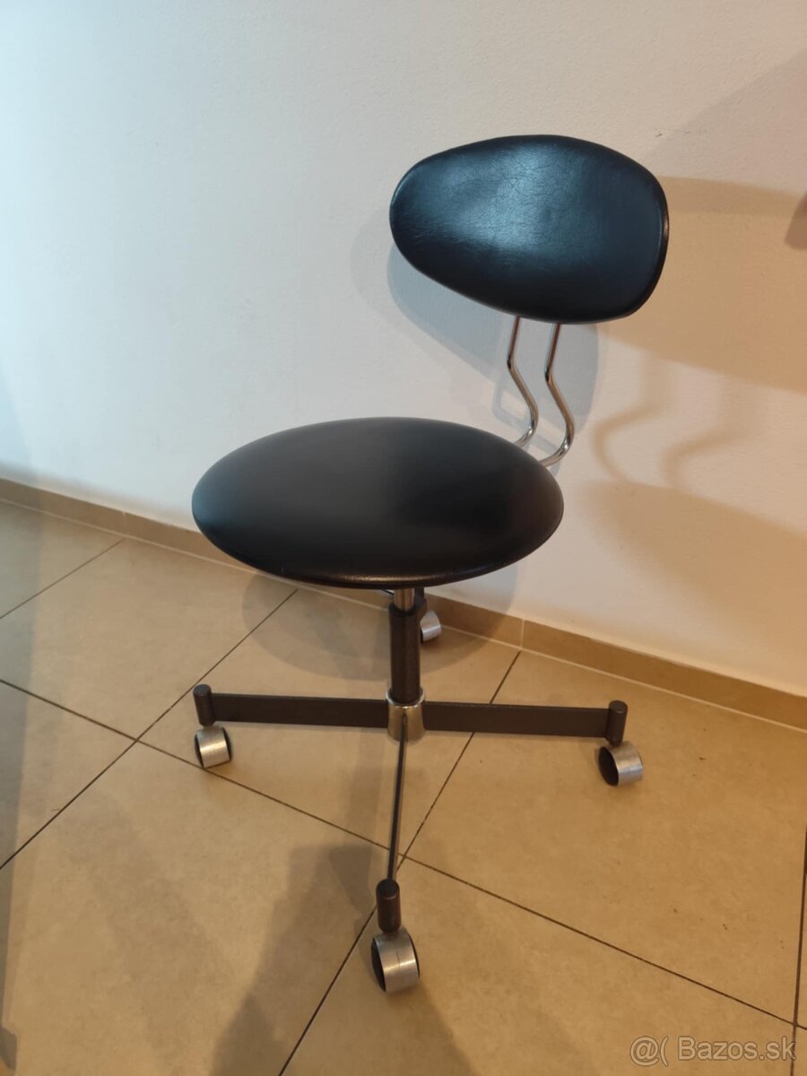 Retro stolička, retro stôl, matrac