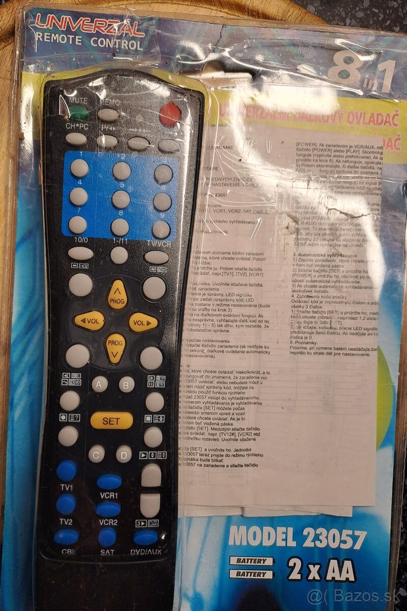 Universal ovládač na tv