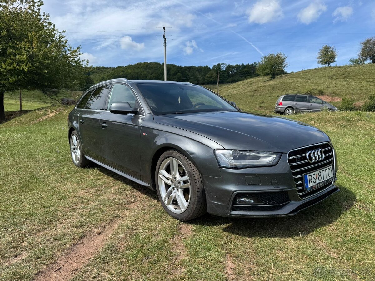 Audi A4 Combi 2.0 TDi 110KW S-Line exteriér+interiér