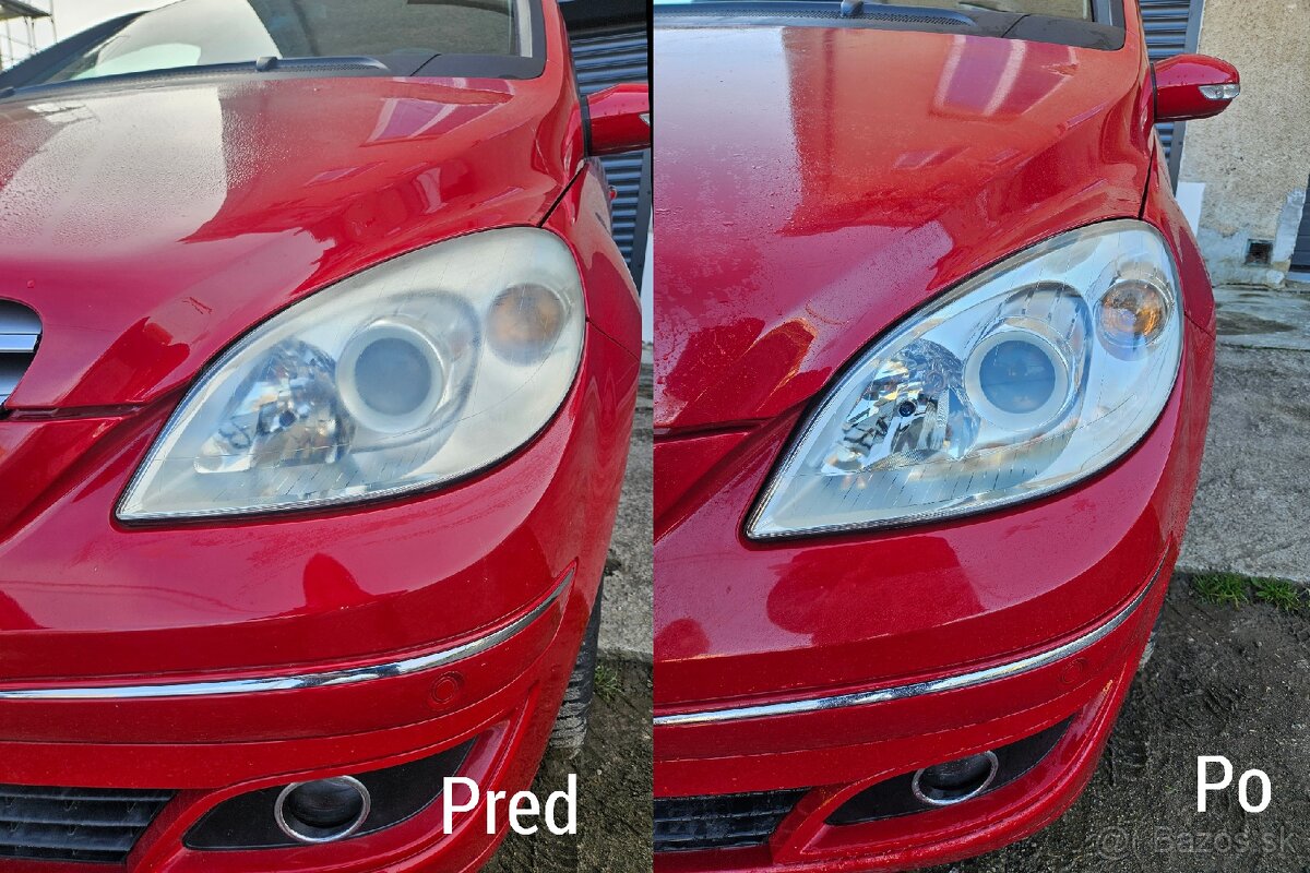 Leštenie svetlometov