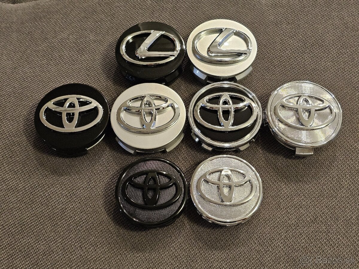 Toyota – stredové krytky kolies (62 mm / 57 mm)