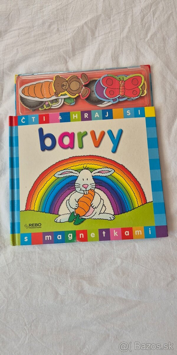 Magnetická knižka Barvy a Magnetická hra Autá