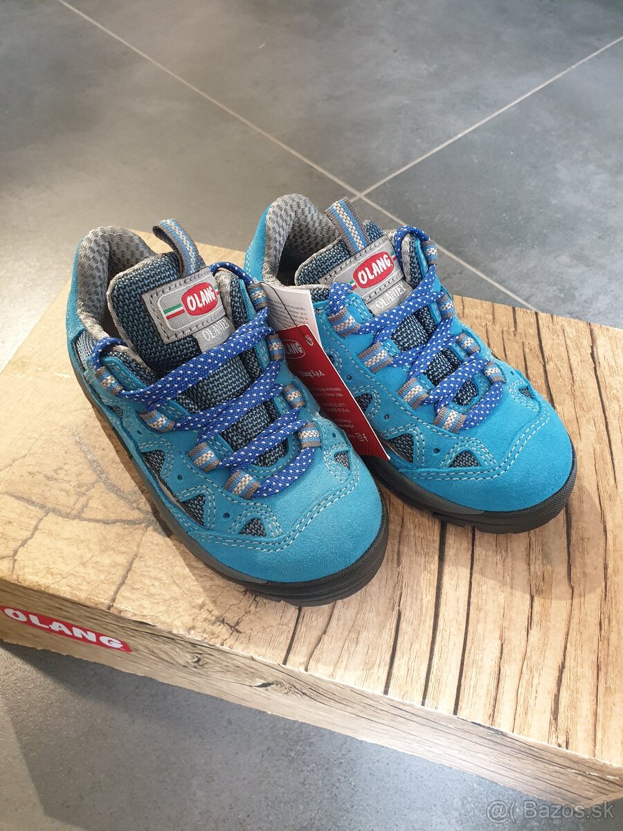 Nové kožené topánky detské Olang Sole modré veľ. 26