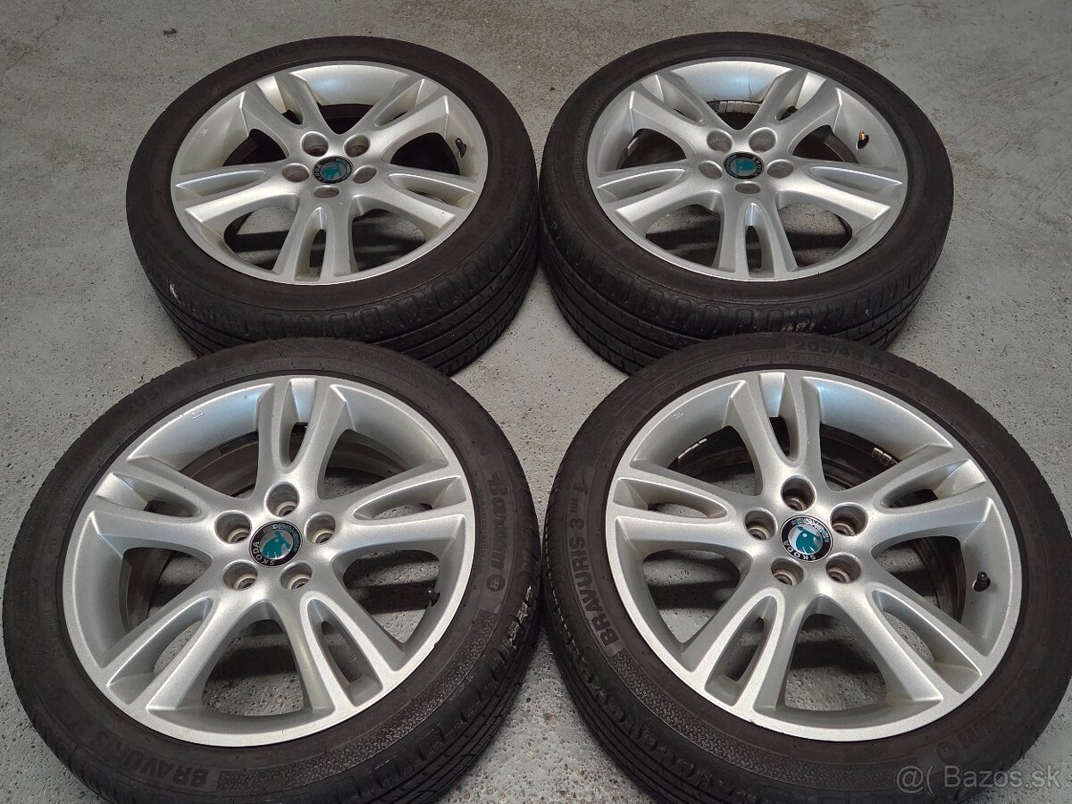 r16 ŠKODA (5x100) + pneu