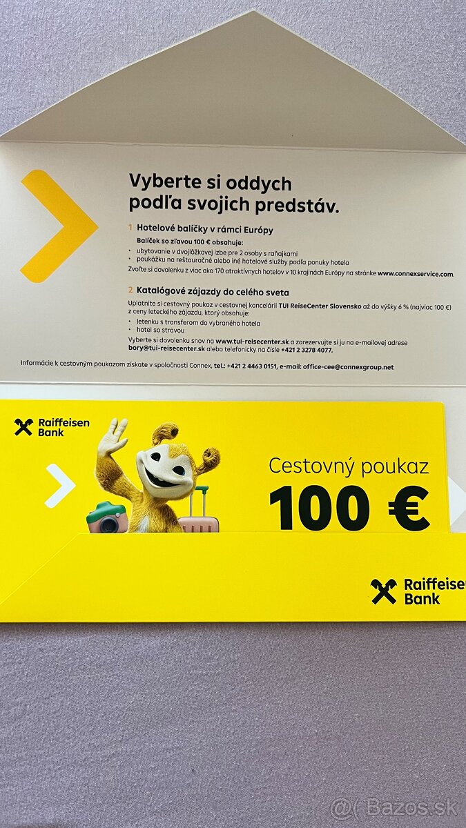 Predám poukážky na dovolenku