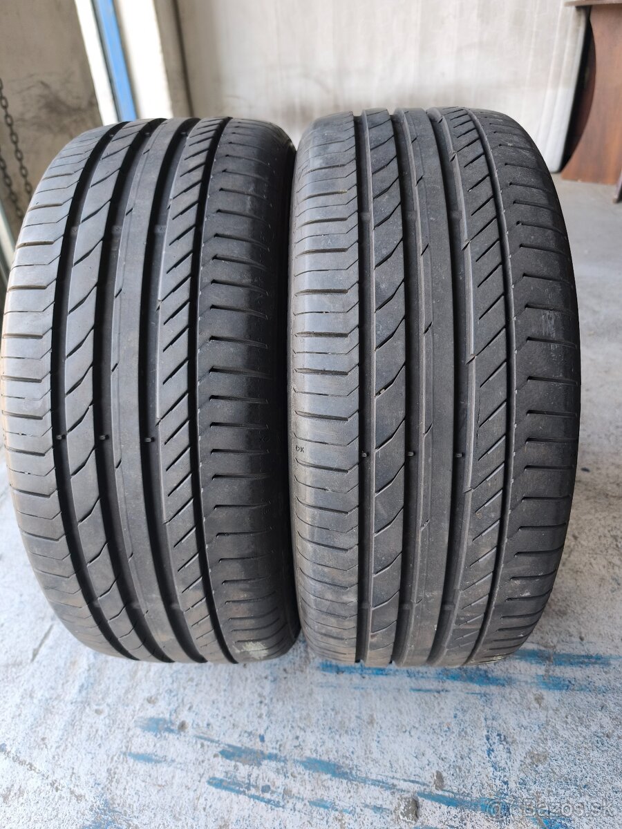 225/45 r17 letné pneumatiky Continental 7mm