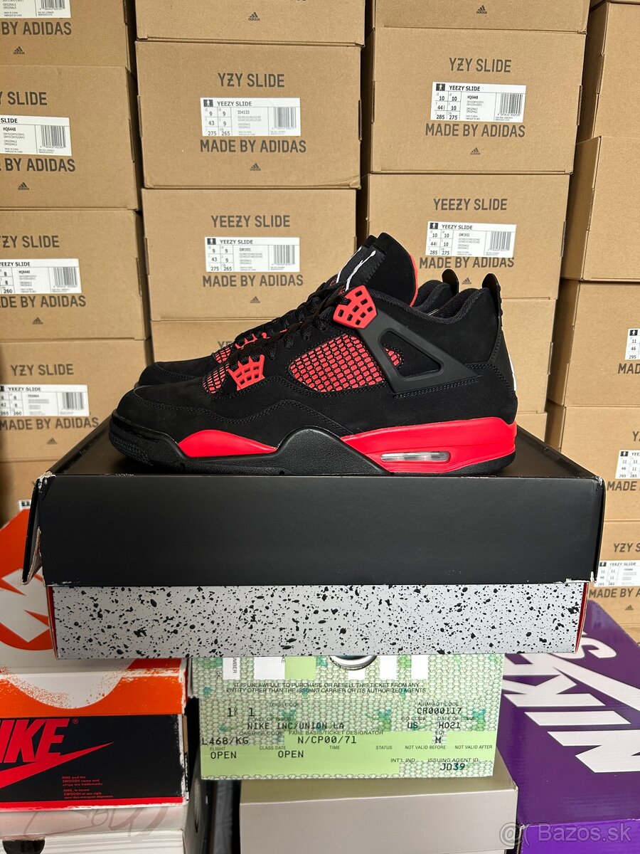 Nike Air Jordan 4 Retro Red Thunder, 45.5