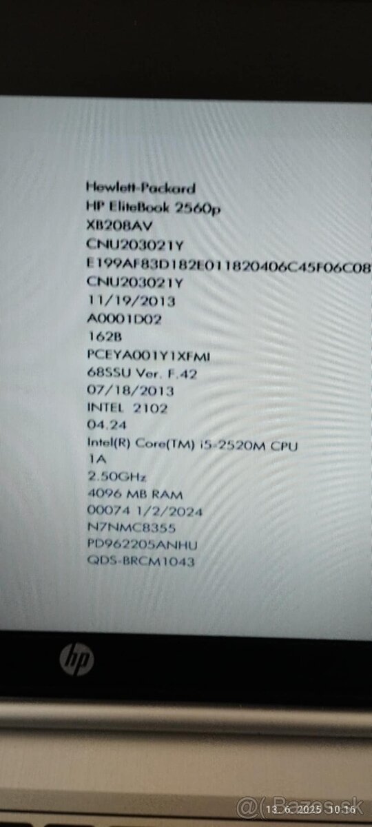 HP EliteBook 2560p