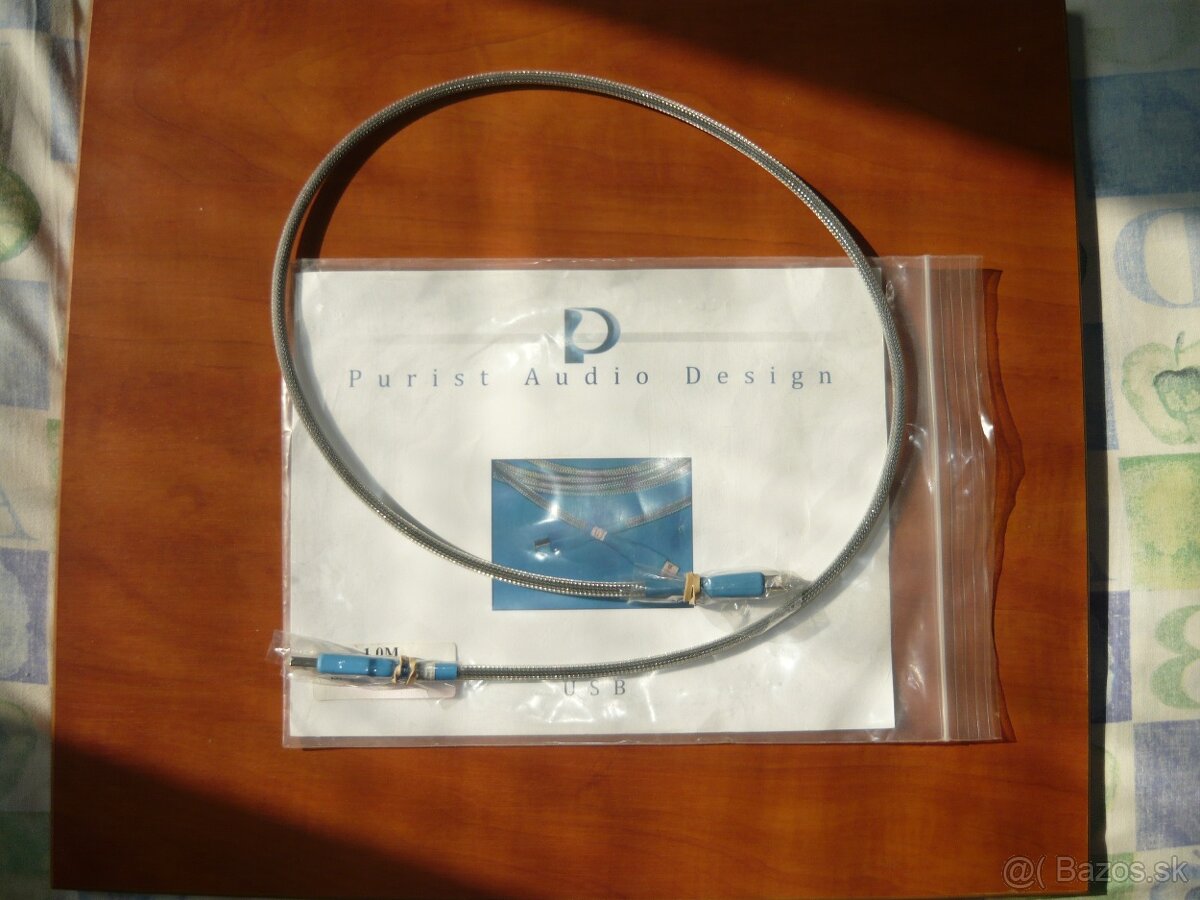 USB     kábel      Purist Audio Design  , A-B   1m dlhý
