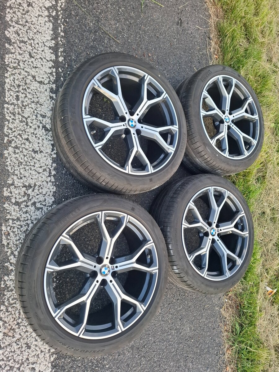 Originál letní sada 21" BMW G05, X5, X6 style 741M