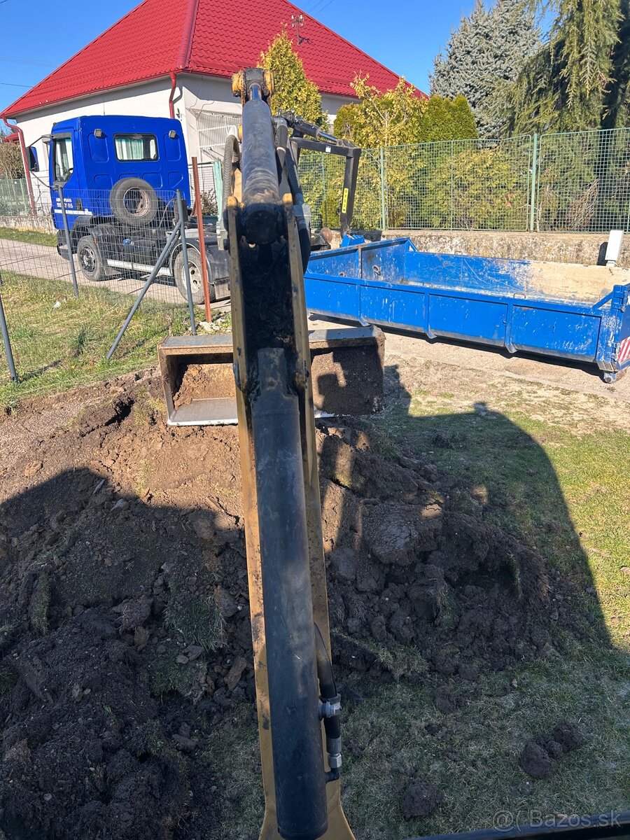 Výkopové práce minibagrom,autodoprava