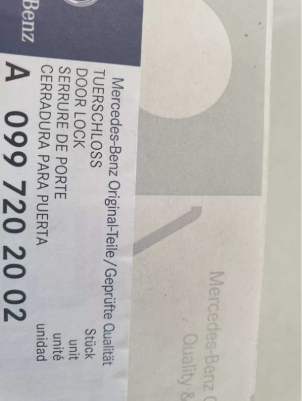 Zámok dverí Mercedes trieda A W177 a CLA C118