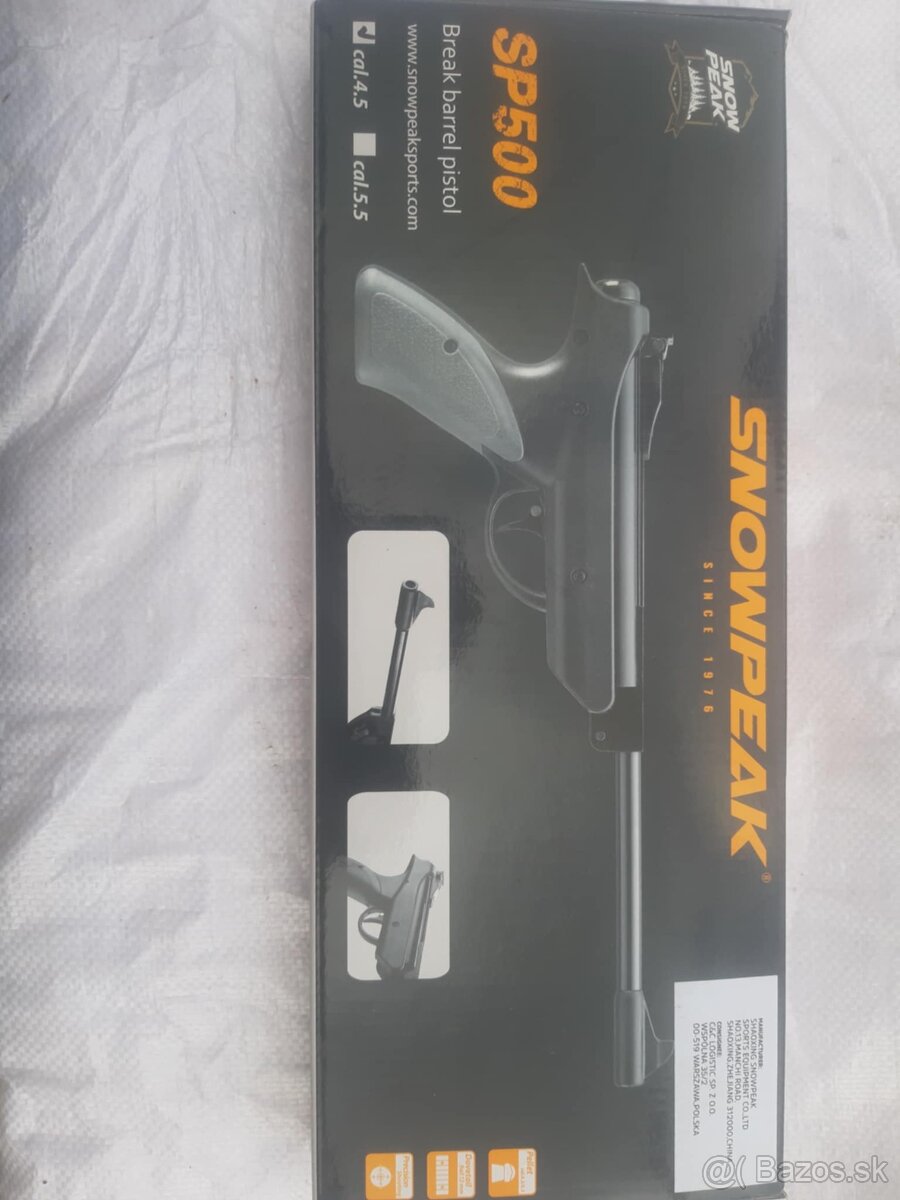 Vzduchová lámacia pištoľ vzduchovka