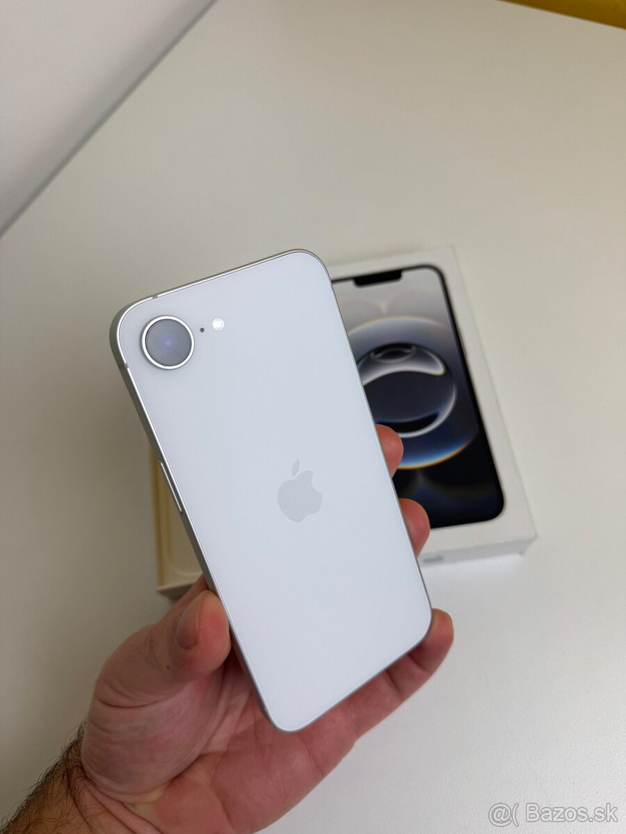 Predam vymenim Iphone 16e 128GB White 100% zdravie v zaruke