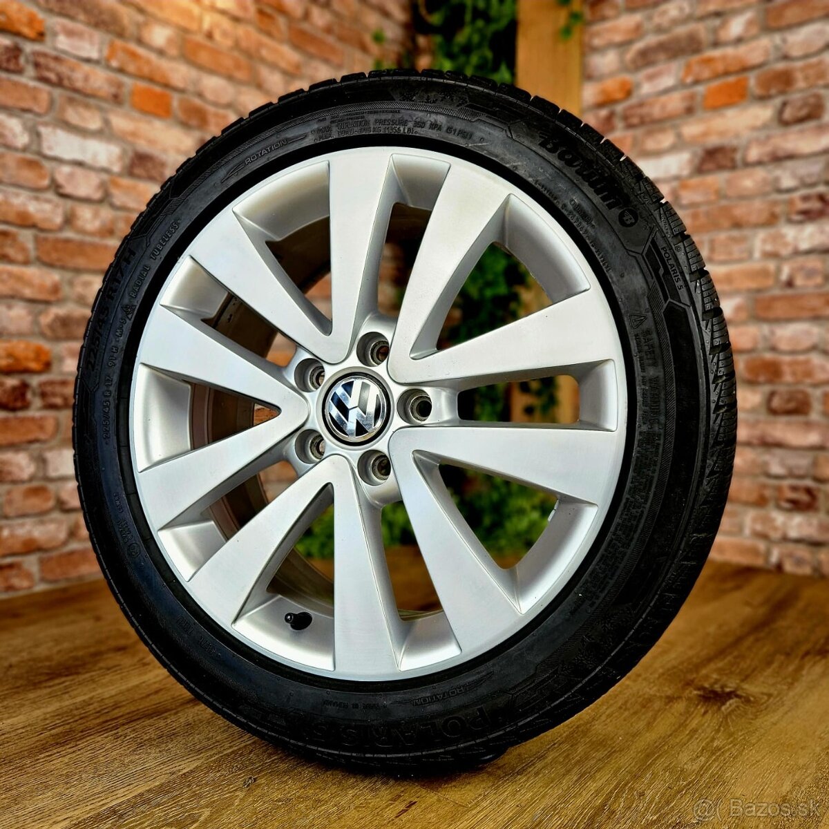 Alu R17 5x112 orig. VW Golf, Caddy, Jetta...+zimné 225/45R17