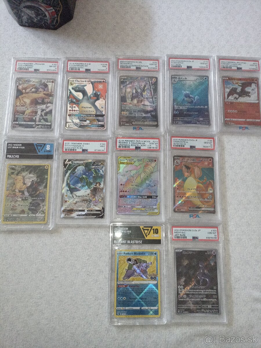 Ohodnotene pokemon karty