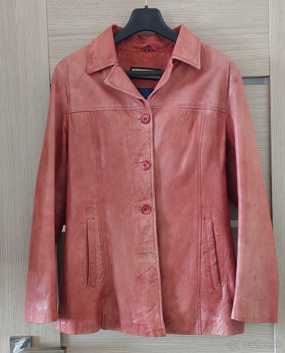 Predám dámsku koženú bundu