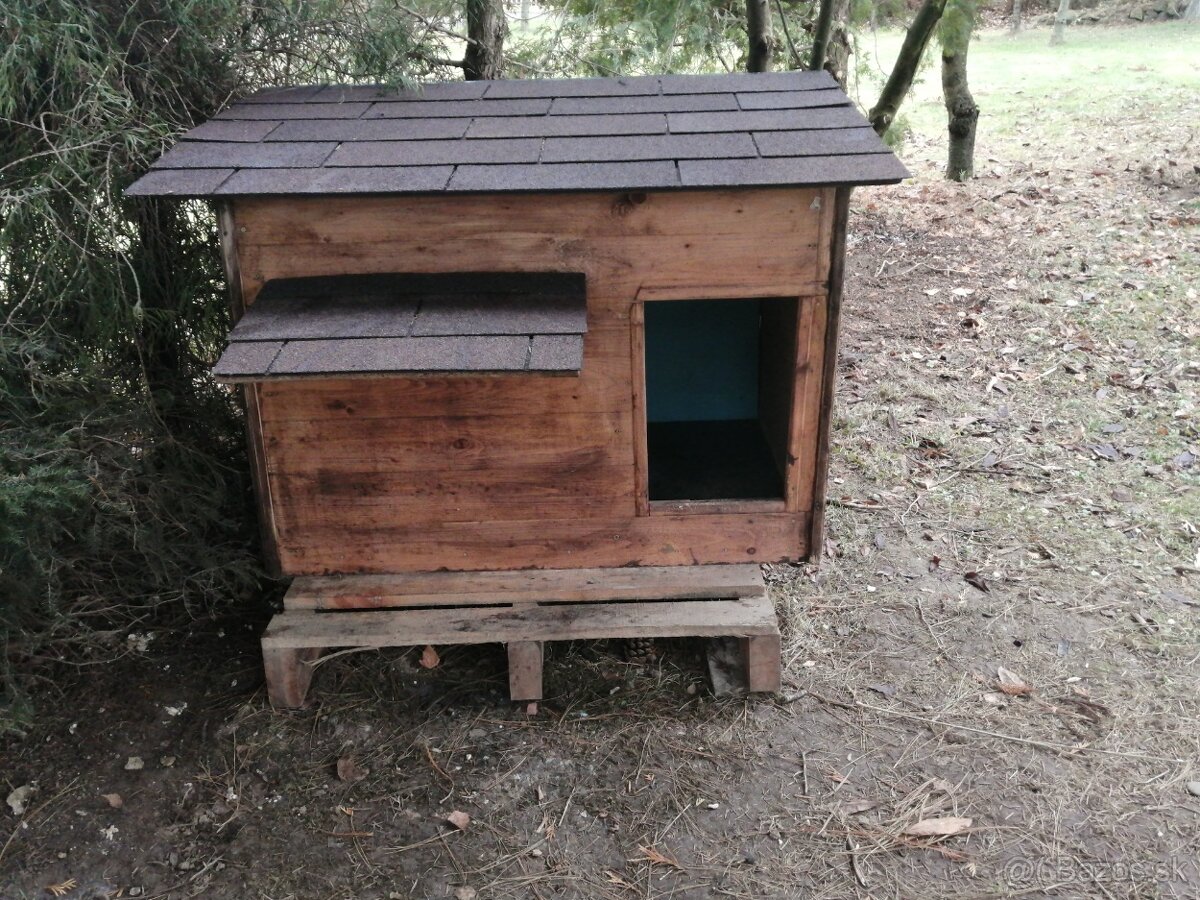 Psia búda s ohradou