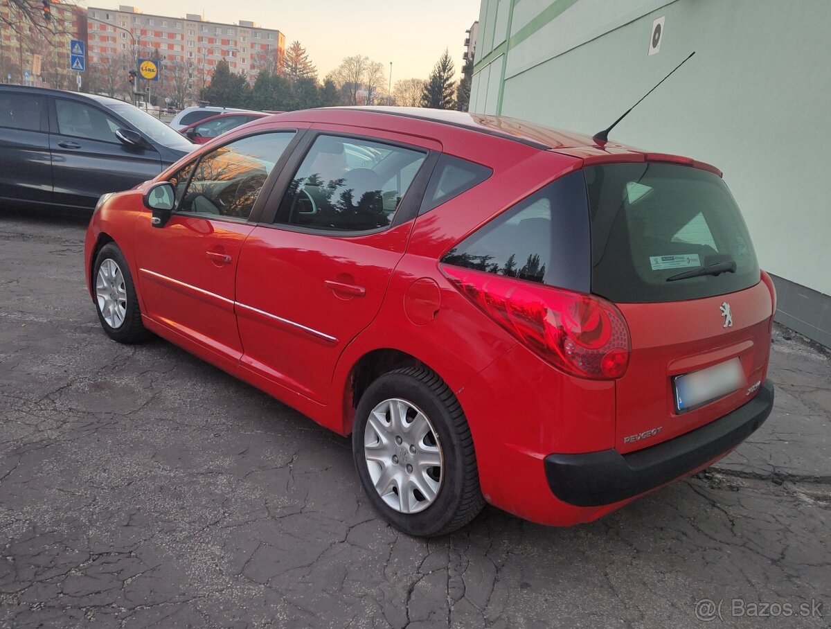 Predám/vymením Peugeot 207 SW facelift 1.4 benzín 54kw