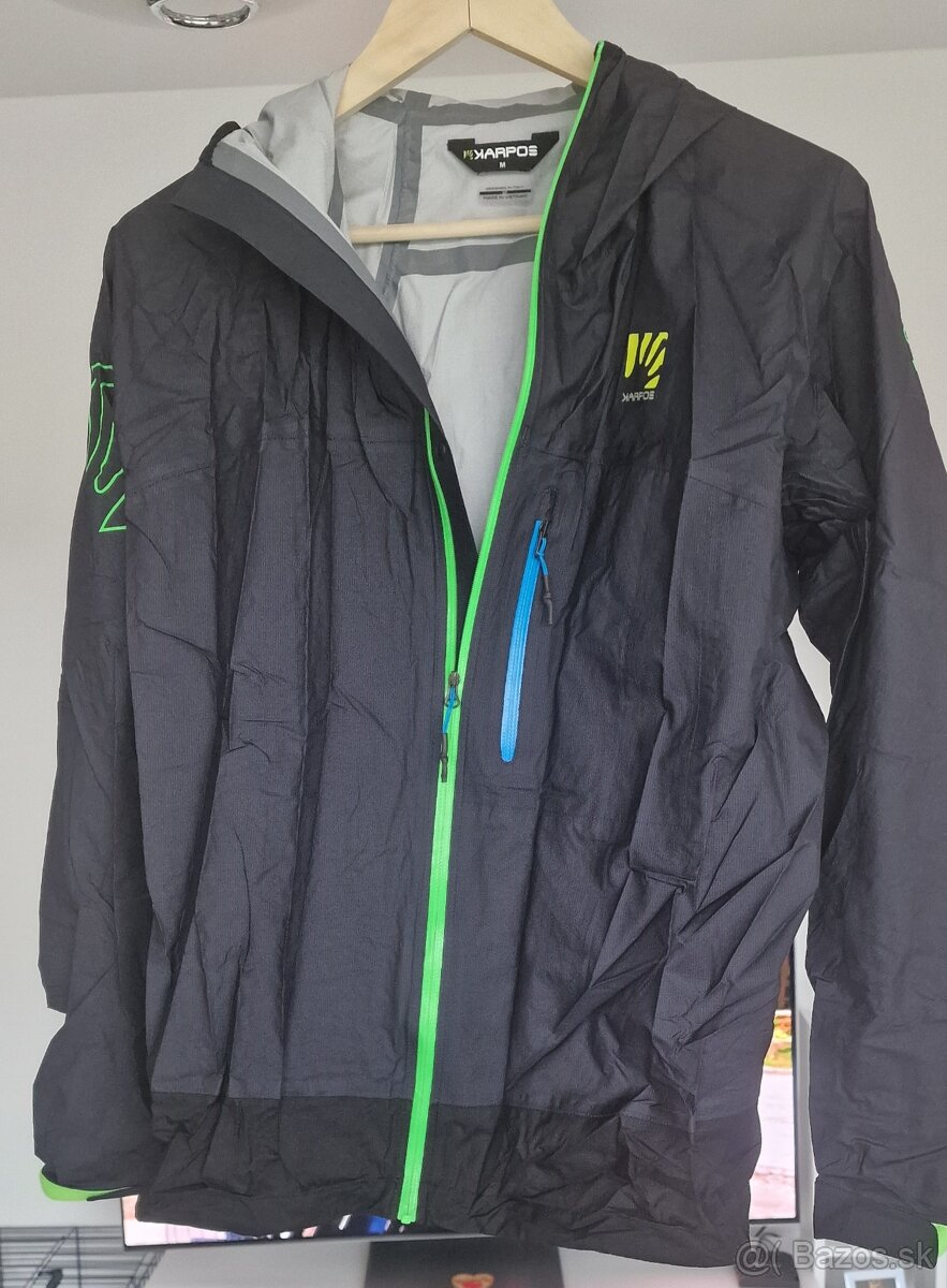 Karpos LOT Rain bunda, tmavosivá/čierna
