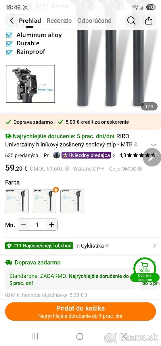 Odpružená sedlovka