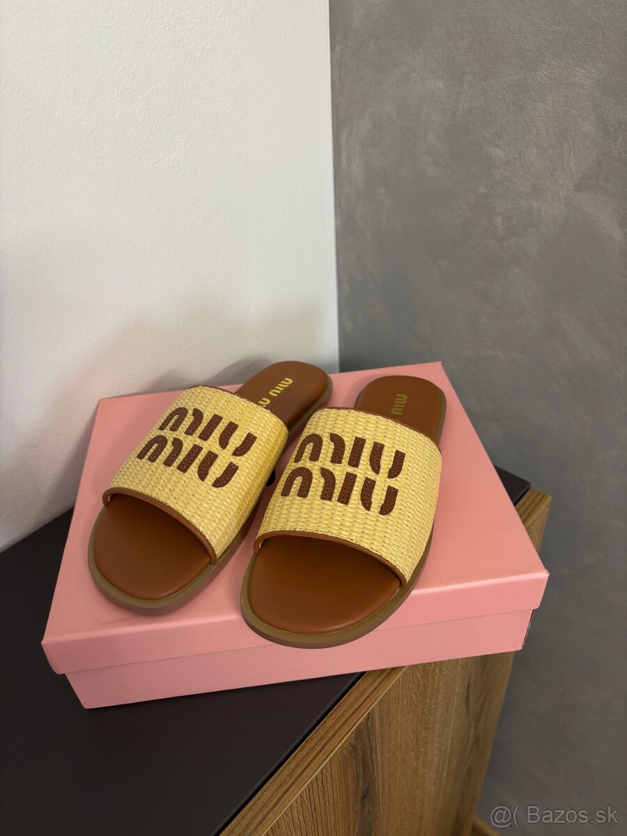 Miu miu šľapky