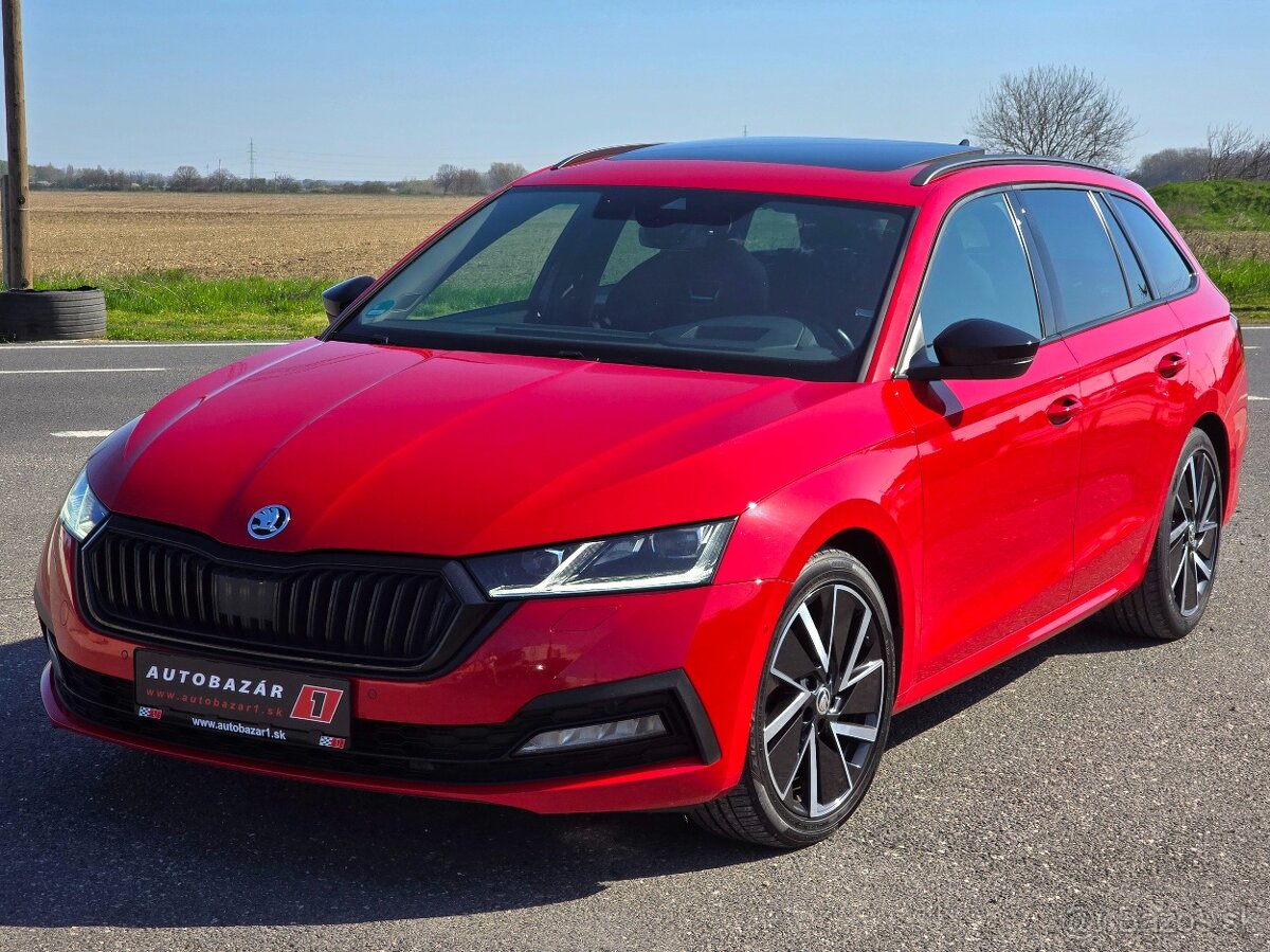 ✅️Škoda Octavia 4 Sportline 2.0.TDI DSG,Ťažné,Pano,Kamera✅️
