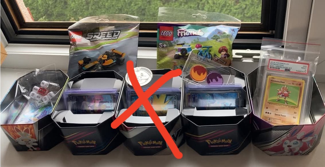 Pokémon karty/Lego - Mystery box