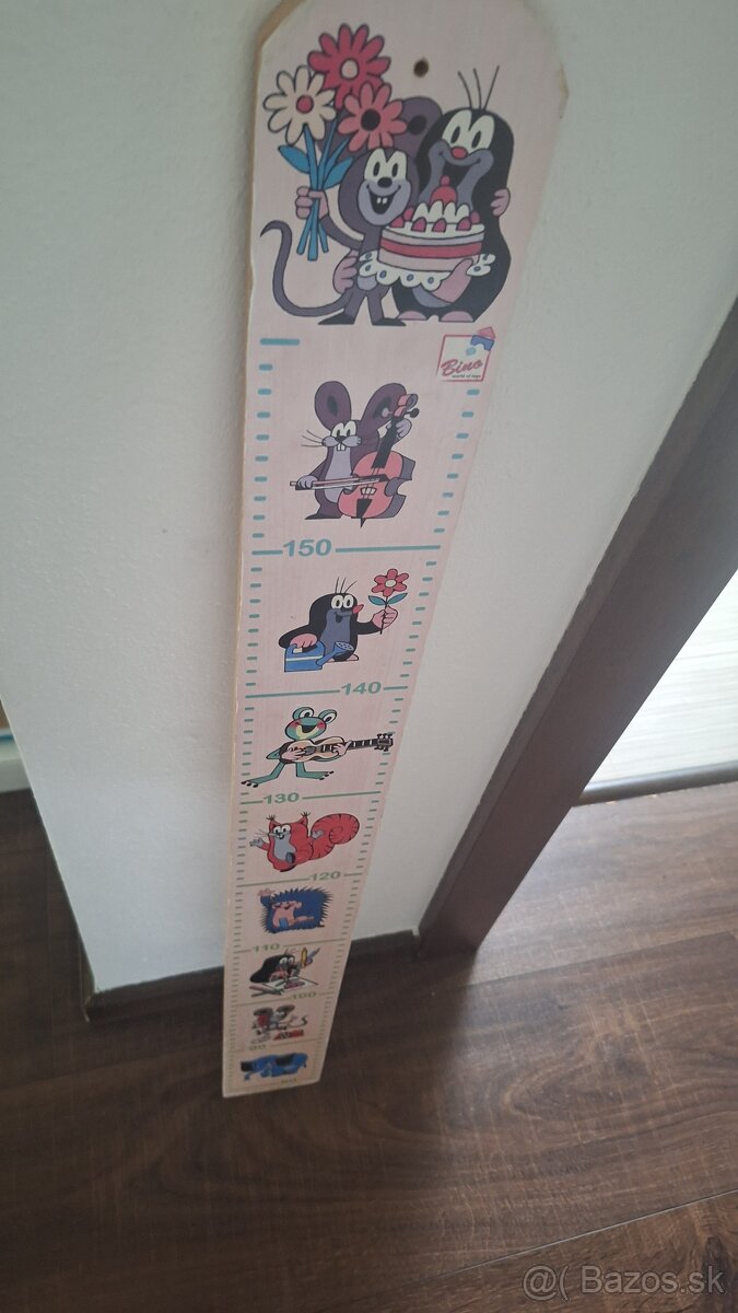 Detsky dreveny motessori meter krtko vypredaj