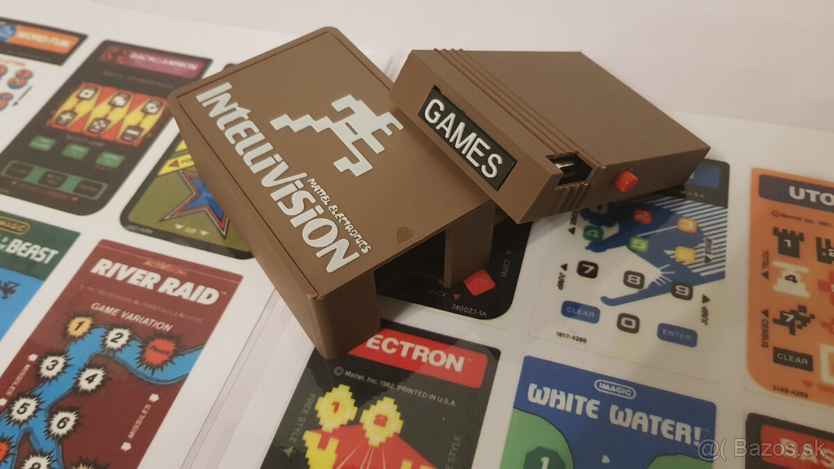 Intellivision multikarta – 130 hier + zoznam, manuál