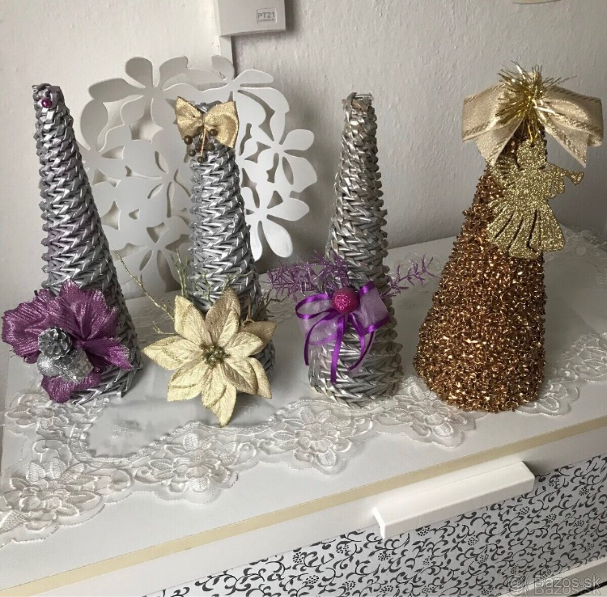 Predám hand made vianočne stromčeky