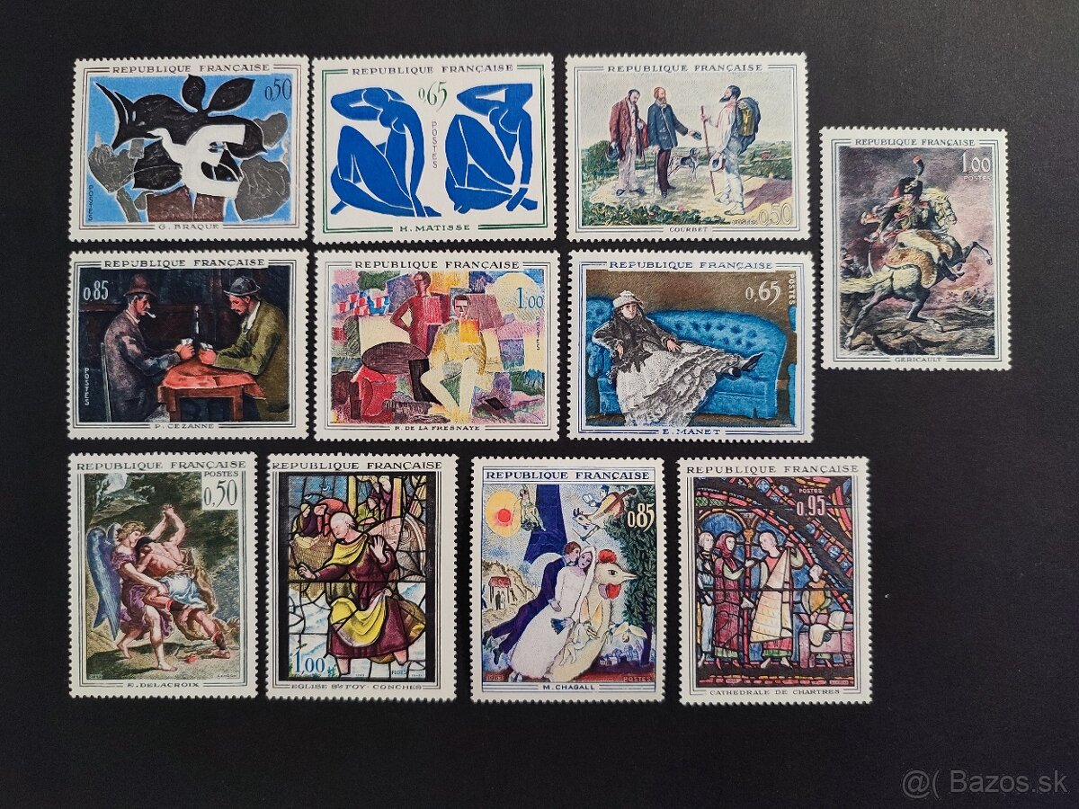 FRANCÚZSKO IX. poštové známky