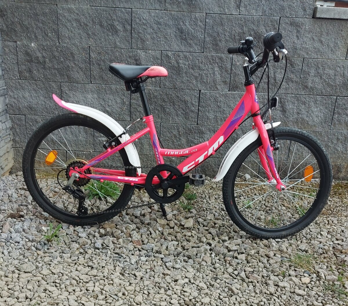 Predám CTM " 20 "  - dievčenský detský bicykel