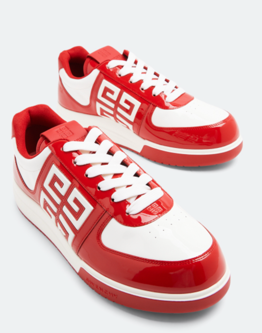 -75% Givenchy Red & White G4 tenisky veľkosť 41 a 42