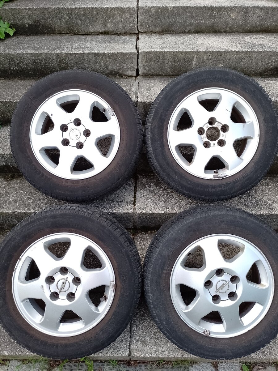 4x 15" original kolesa Opel Zafira Astra 5x 110 6Jx15" ET4