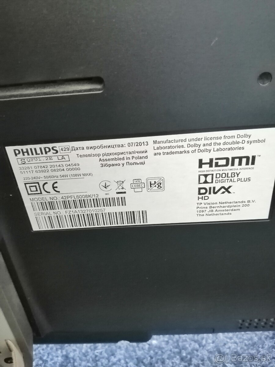 Philips 42PLF6008K/12