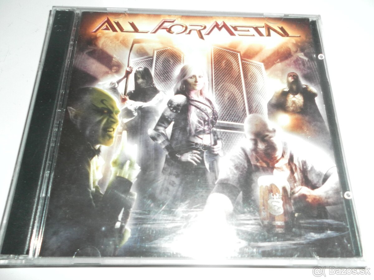 predám cd + dvd All for metal