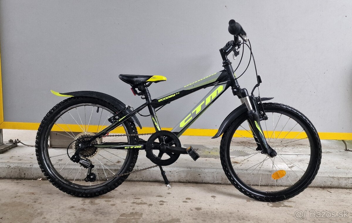 Horský bicykel CTM Scooby 3.0 velkosť 20" od 5.rokov