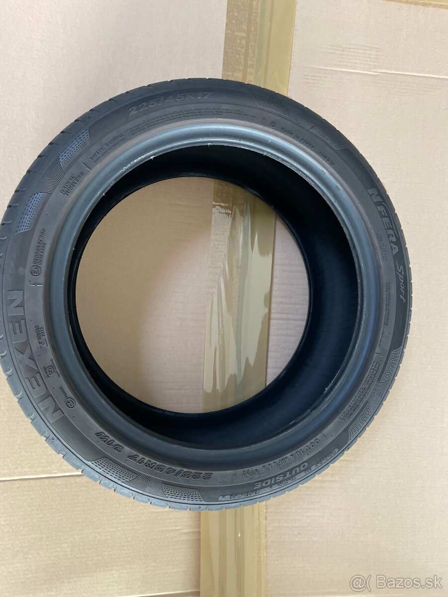 Predám letné pneu 225 / 45 R17
