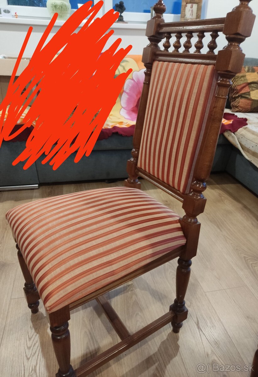 Na predaj 4 stoličky