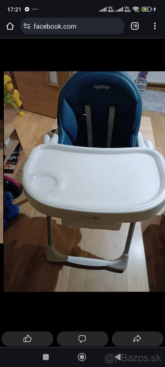 Detská stolička Peg Perego Prima pappa zero
