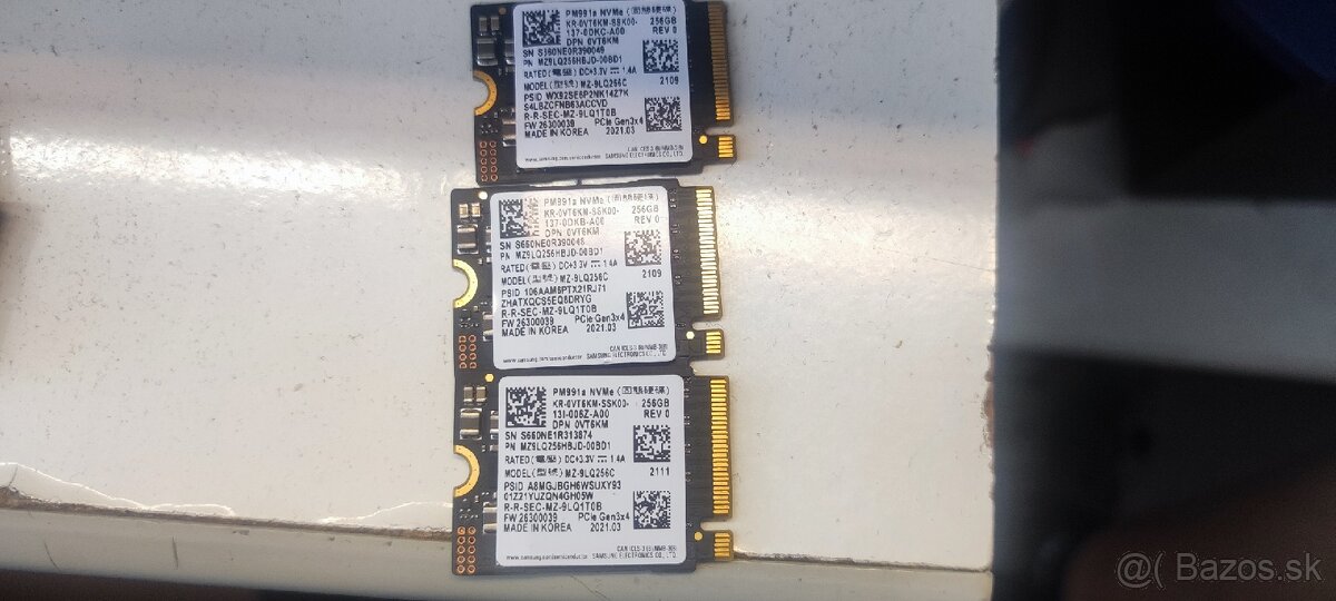 Ssd m2 nvme 256gb Zn. Samsung