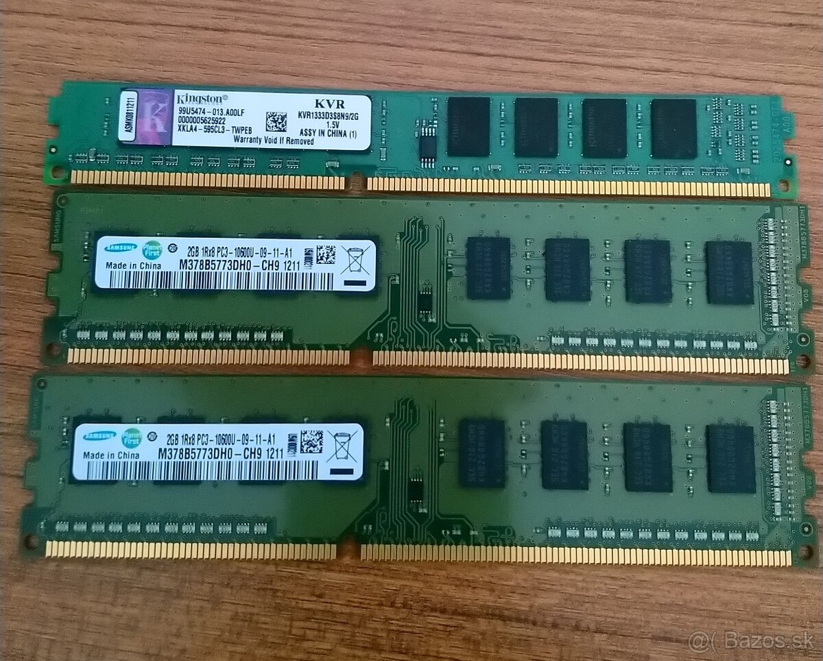 ram DDR3 3x2GB 1333MHz CL9