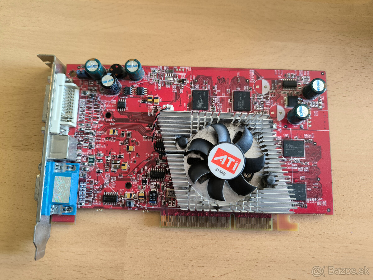 ATI Radeon 9600 XT – 256 MB AGP, V/D/VIVO, funkčná