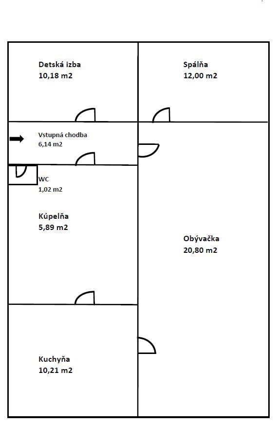 Predám 3 izbový byt Nitra Chrenová
