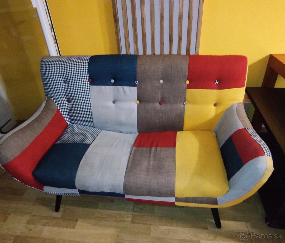 Patchwork sedacia súprava dvojmiestna