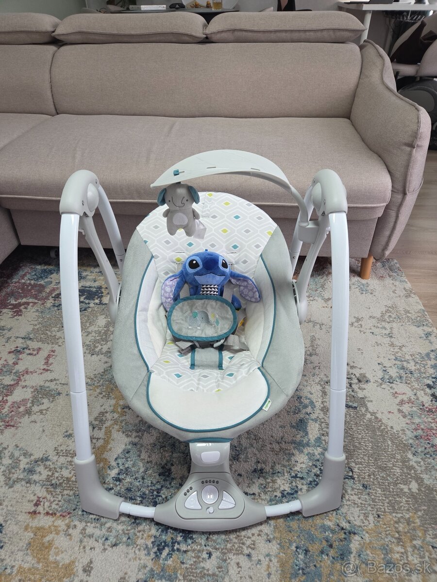 Ingenuity - ConvertMe Swing 2 Seat A Frame Mag Locking USB e